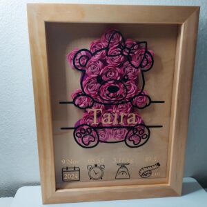 Cadre de naissance - ourson