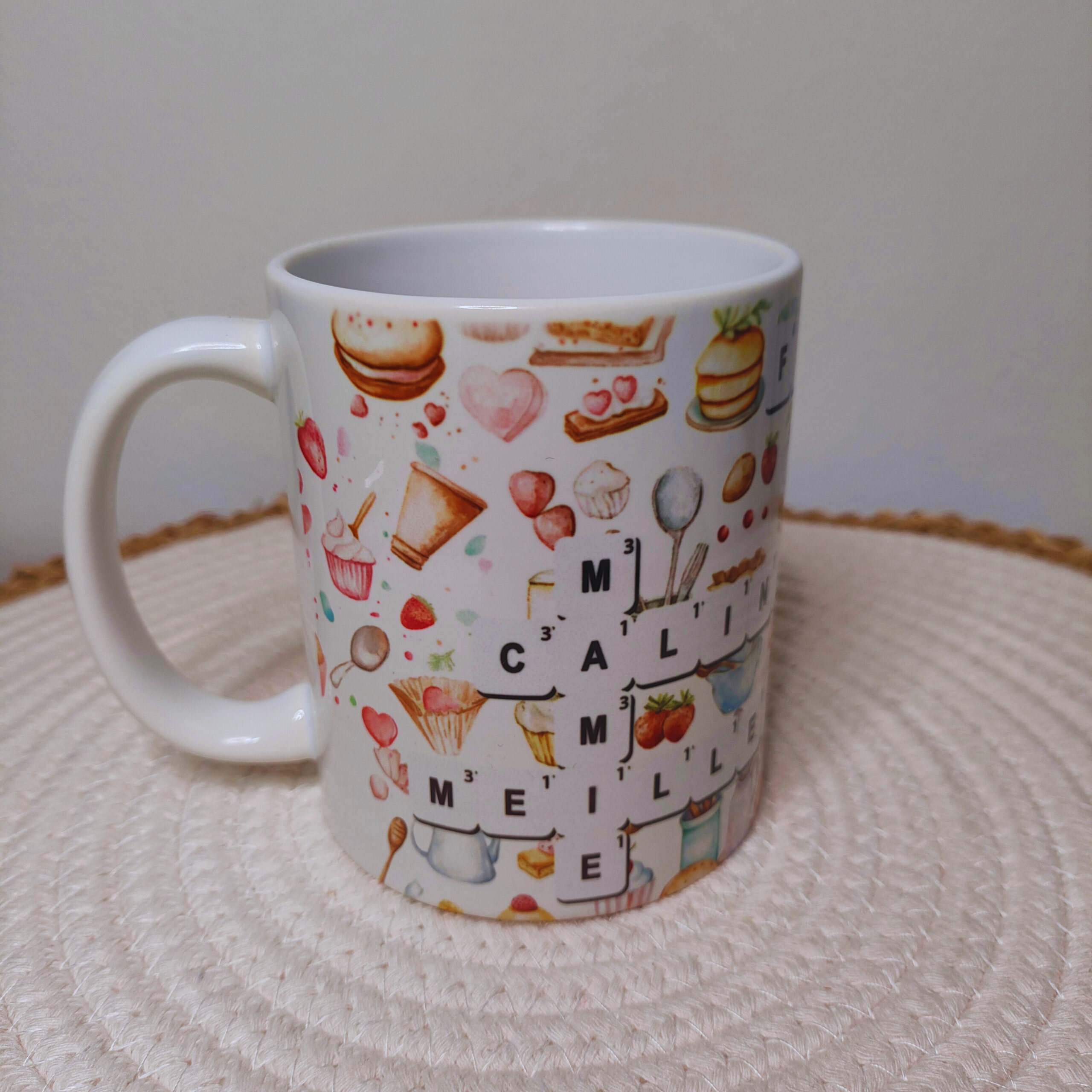 Mug Scrabble - Déclaration à mamie