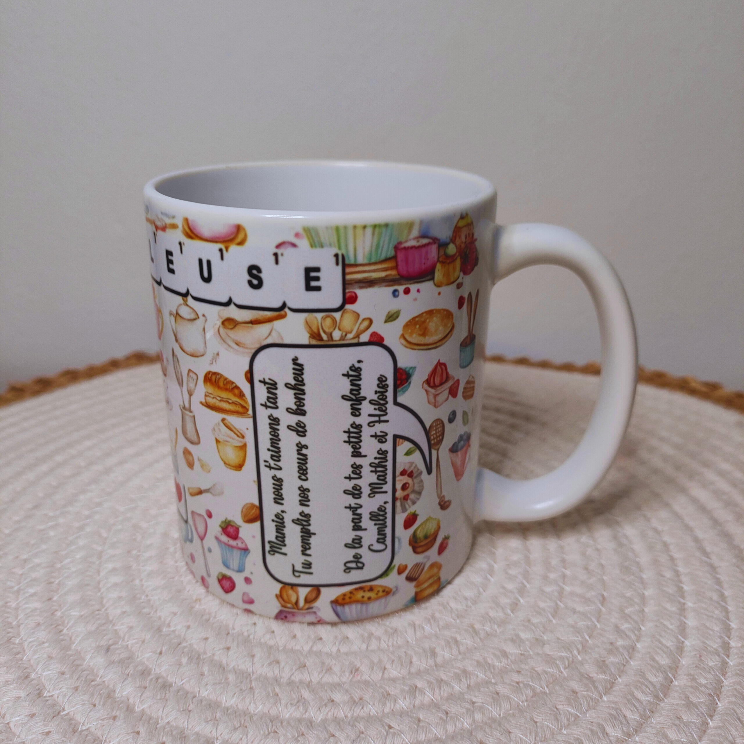 Mug Scrabble - Déclaration à mamie – Image 3